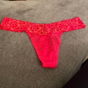 Victoria’s Secret lace thong panty